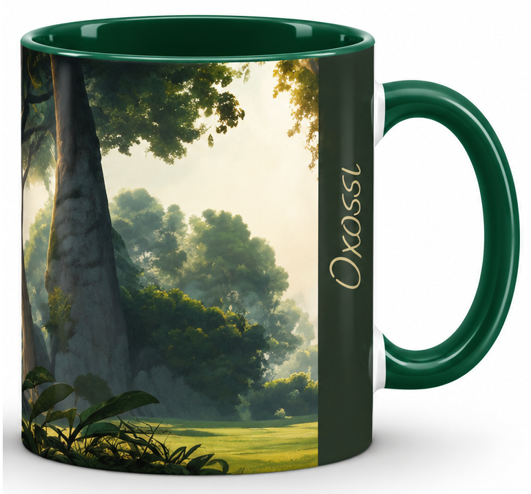 Caneca  Oxóssi - Coleção Sagrado em Cores - imagem 2