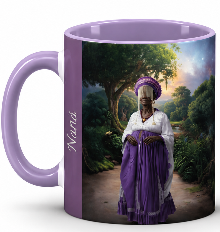 Caneca Nanã - Coleção Sagrado em Cores
