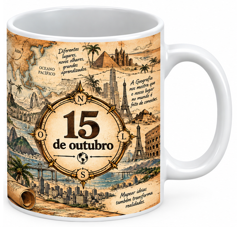Caneca Educador - Geografia - imagem 3