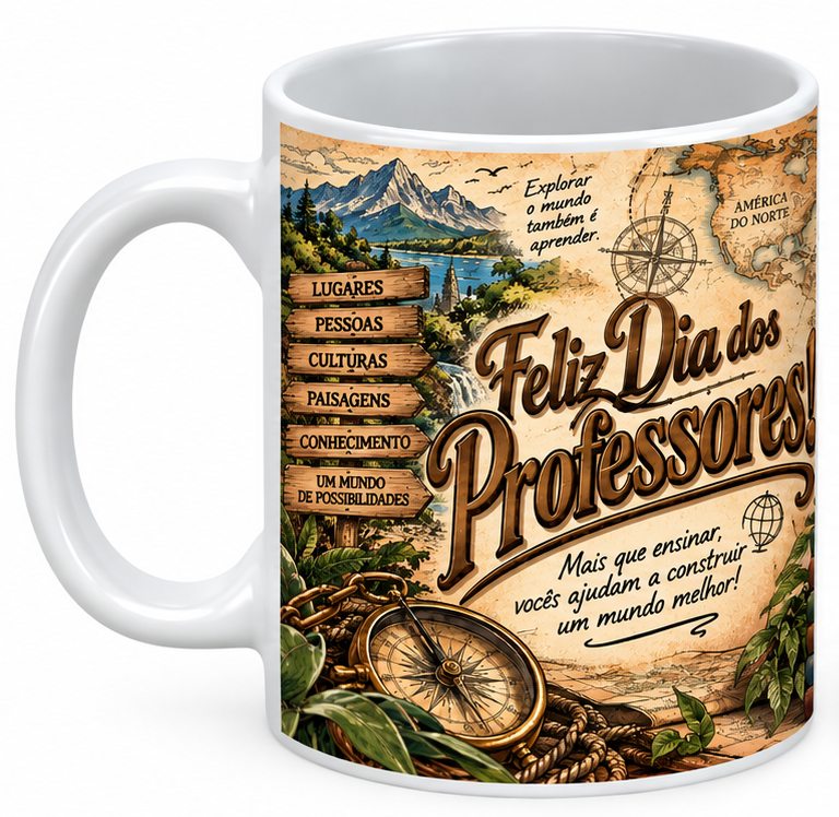 Caneca Educador - Geografia
